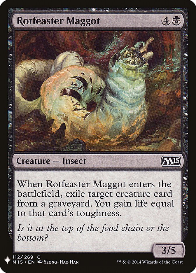 Rotfeaster Maggot [Mystery Booster] | Exor Games New Glasgow