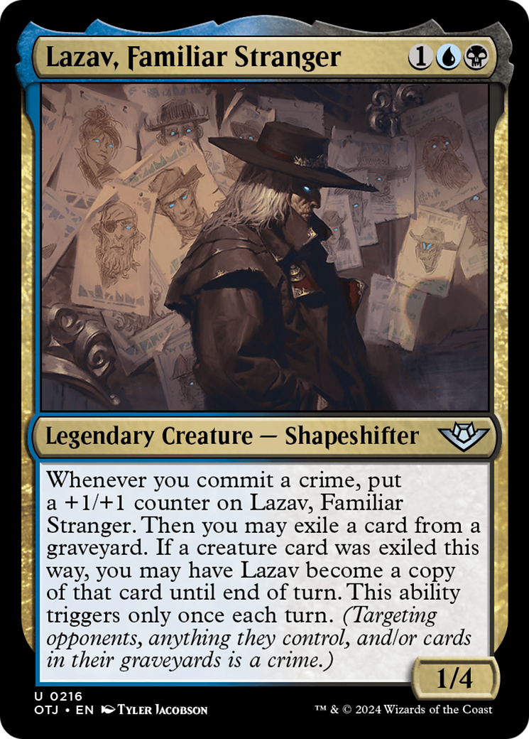 Lazav, Familiar Stranger [Outlaws of Thunder Junction] | Exor Games New Glasgow