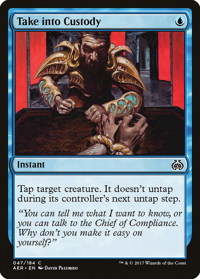 Take into Custody [Aether Revolt] | Exor Games New Glasgow