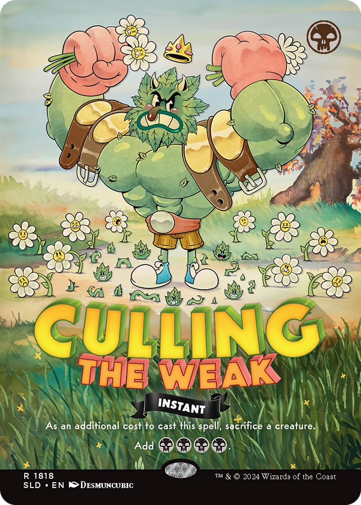 Culling the Weak (Rainbow Foil) [Secret Lair Drop Series] | Exor Games New Glasgow
