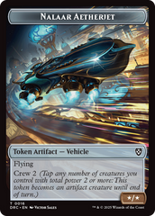 Nalaar Aetherjet // Treasure Double-Sided Token [Aetherdrift Tokens] | Exor Games New Glasgow
