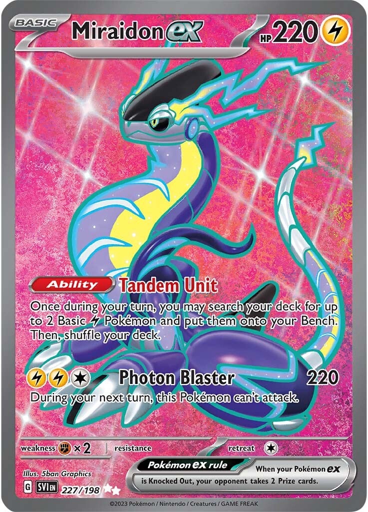 Miraidon ex (227/198) [Scarlet & Violet: Base Set] | Exor Games New Glasgow