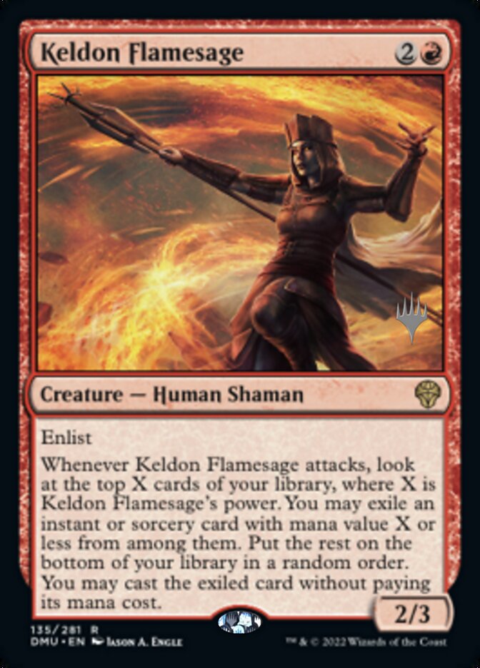 Keldon Flamesage (Promo Pack) [Dominaria United Promos] | Exor Games New Glasgow