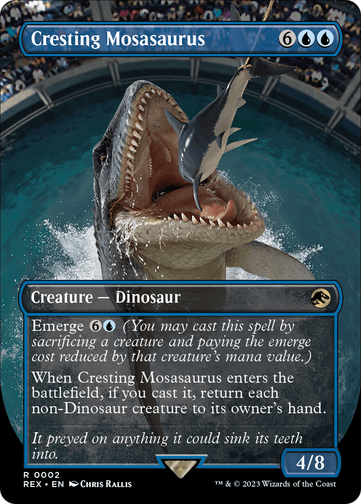 Cresting Mosasaurus (Borderless) [Jurassic World Collection] | Exor Games New Glasgow