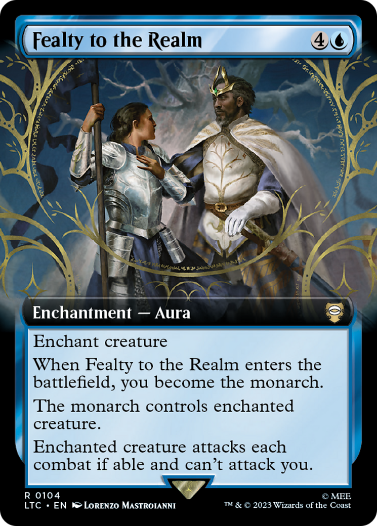 Fealty to the Realm (Extended Art) [The Lord of the Rings: Tales of Middle-Earth Commander] | Exor Games New Glasgow
