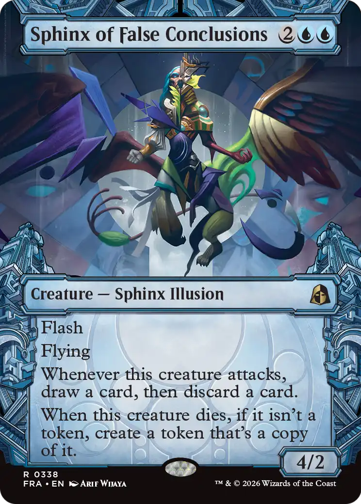 Sphinx of False Conclusions (Showcase) [Reality Fracture] | Exor Games New Glasgow