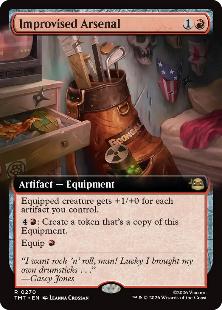 Improvised Arsenal (Extended Art) [Teenage Mutant Ninja Turtles] | Exor Games New Glasgow