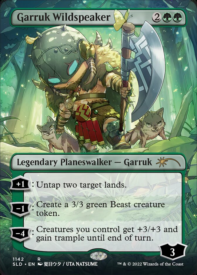 Garruk Wildspeaker (Borderless) [Secret Lair Drop Series] | Exor Games New Glasgow