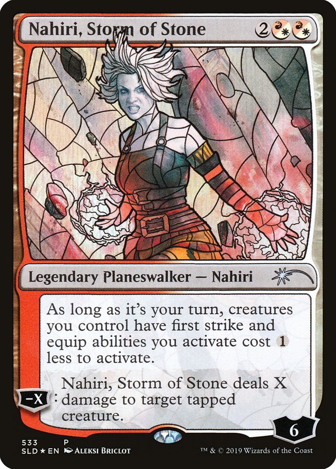 Nahiri, Storm of Stone (Stained Glass) [Secret Lair Drop Promos] | Exor Games New Glasgow