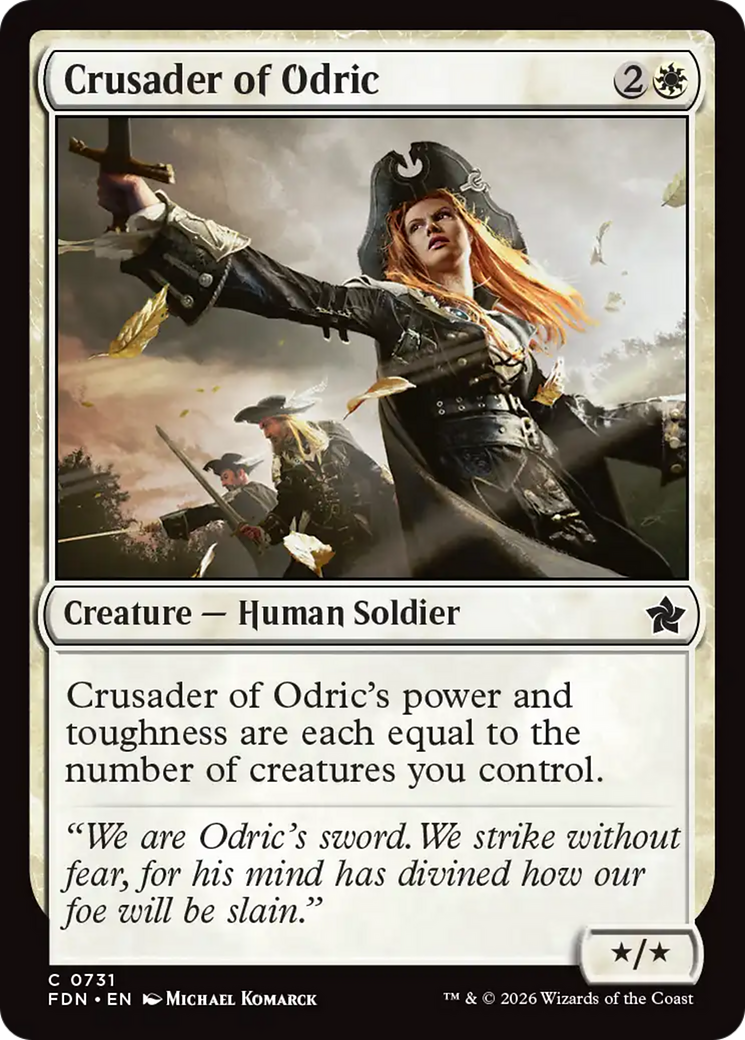 Crusader of Odric (0731) [Foundations] | Exor Games New Glasgow