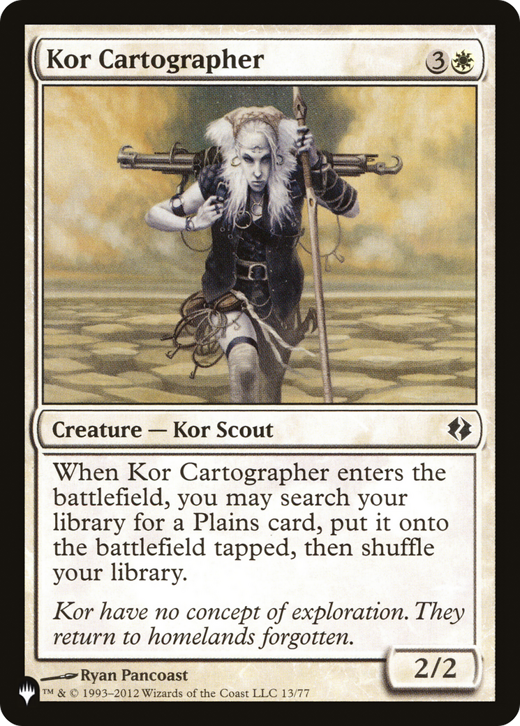 Kor Cartographer [The List Reprints] | Exor Games New Glasgow