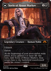 Sorin of House Markov // Sorin, Ravenous Neonate (Borderless) (Textured Foil) [Modern Horizons 3] | Exor Games New Glasgow