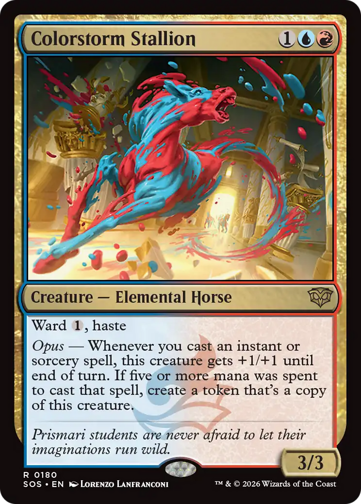 Colorstorm Stallion [Secrets of Strixhaven] | Exor Games New Glasgow
