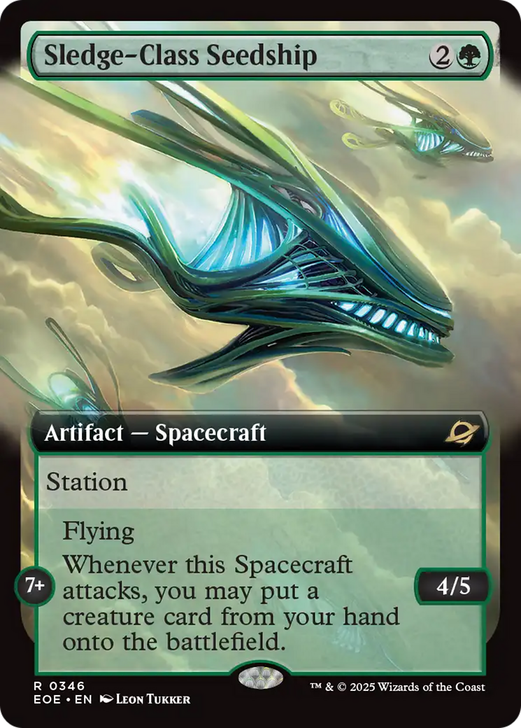 Sledge-Class Seedship (Extended Art) [Edge of Eternities] | Exor Games New Glasgow