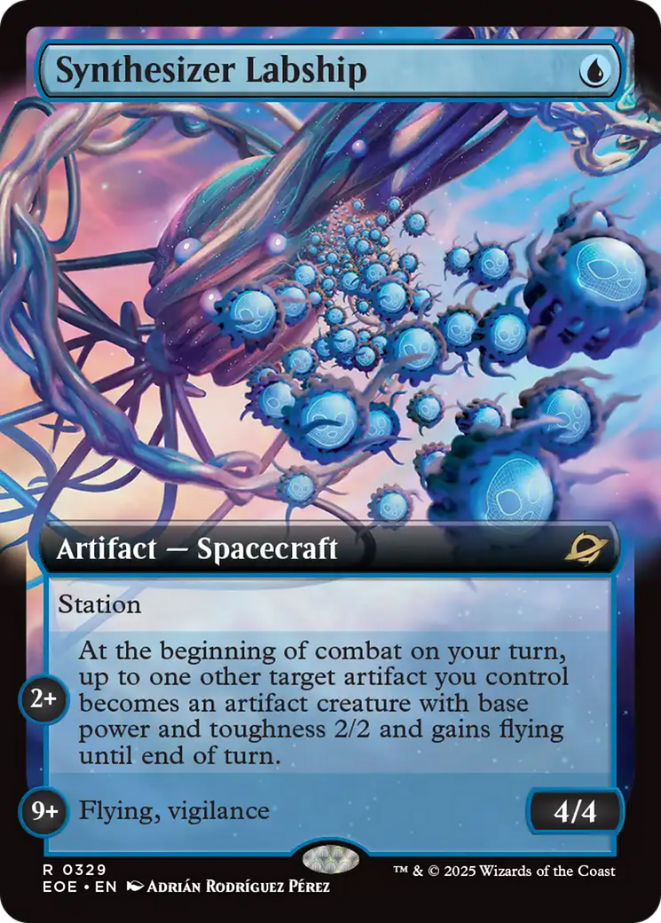Synthesizer Labship (Extended Art) [Edge of Eternities] | Exor Games New Glasgow
