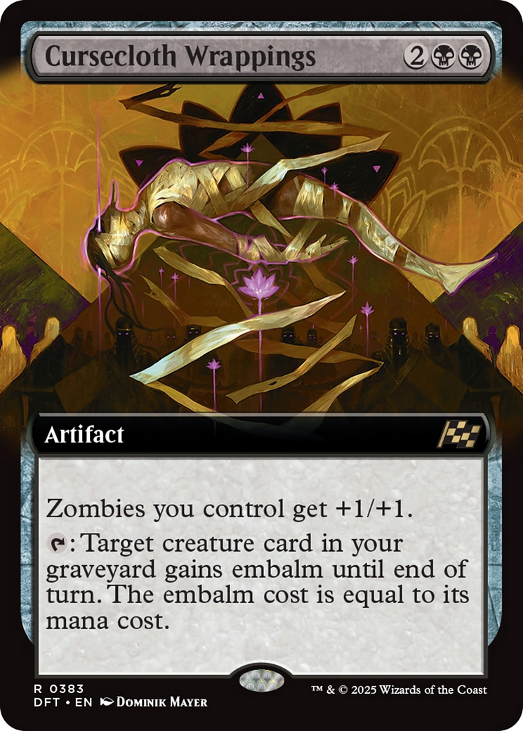 Cursecloth Wrappings (Extended Art) [Aetherdrift] | Exor Games New Glasgow