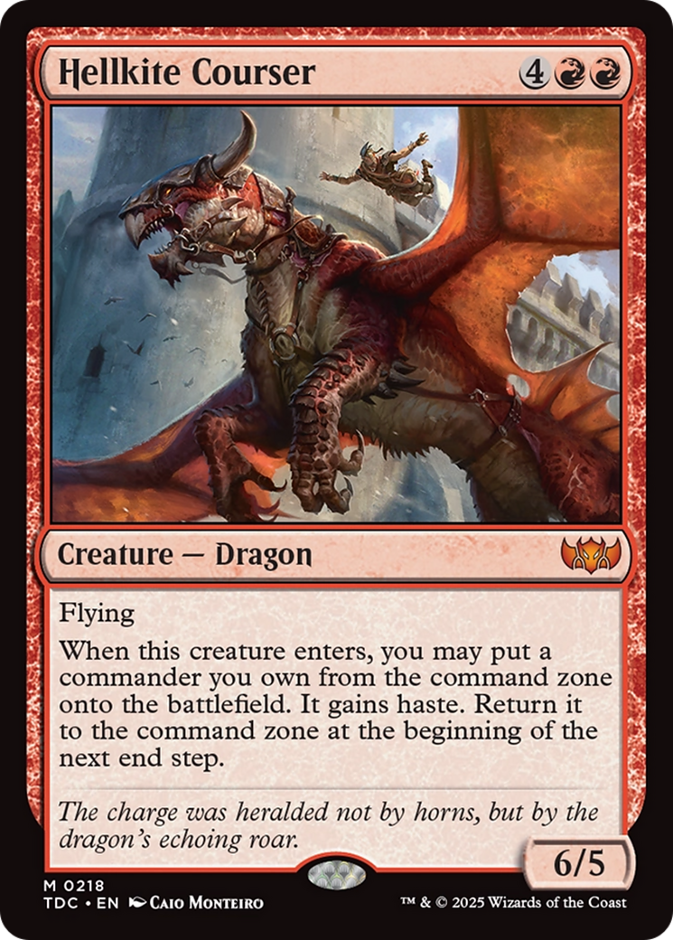 Hellkite Courser [Tarkir: Dragonstorm Commander] | Exor Games New Glasgow