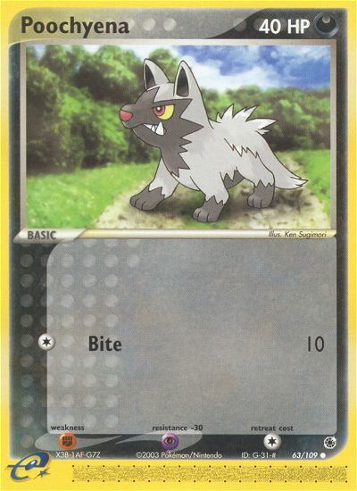 Poochyena (63/109) [EX: Ruby & Sapphire] | Exor Games New Glasgow