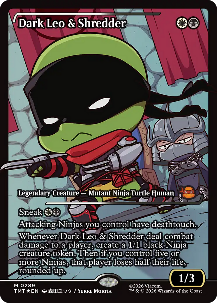 Dark Leo & Shredder (Showcase) [Teenage Mutant Ninja Turtles] | Exor Games New Glasgow