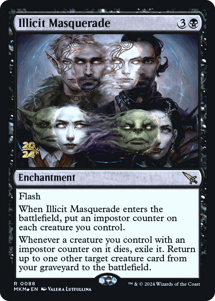 Illicit Masquerade [Murders at Karlov Manor Prerelease Promos] | Exor Games New Glasgow