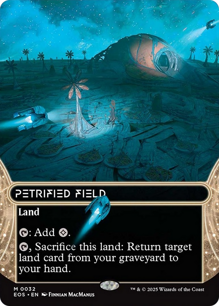 Petrified Field (0032) (Borderless) [Edge of Eternities: Stellar Sights] | Exor Games New Glasgow