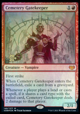 Cemetery Gatekeeper [Innistrad: Crimson Vow Prerelease Promos] | Exor Games New Glasgow