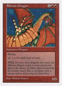 Shivan Dragon (Oversized) [Oversize Cards] | Exor Games New Glasgow