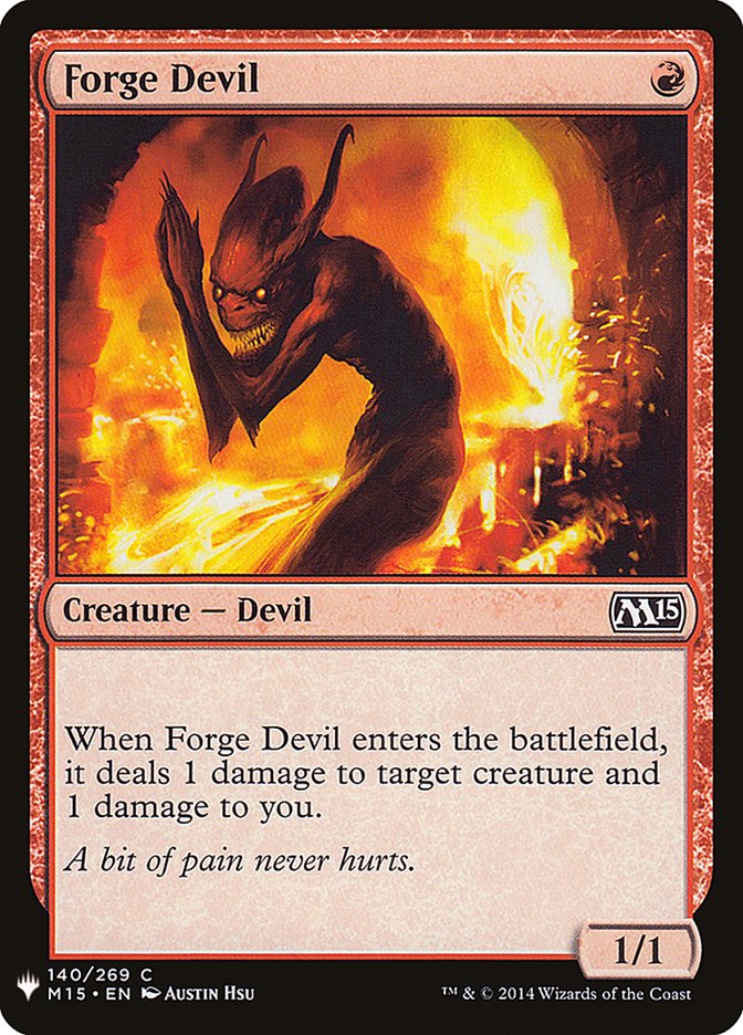 Forge Devil [Mystery Booster] | Exor Games New Glasgow