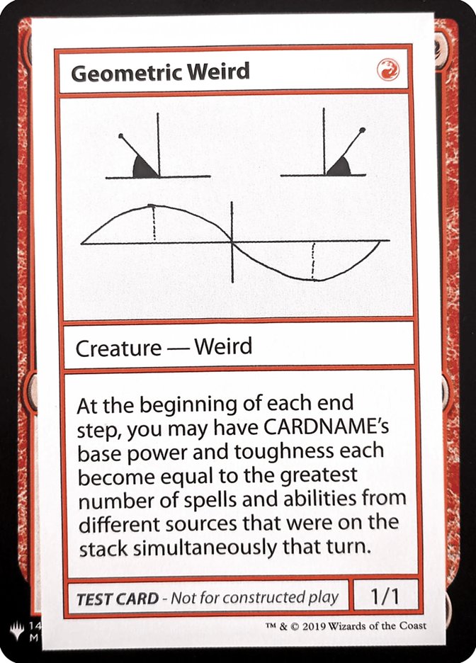 Geometric Weird [Mystery Booster Playtest Cards] | Exor Games New Glasgow