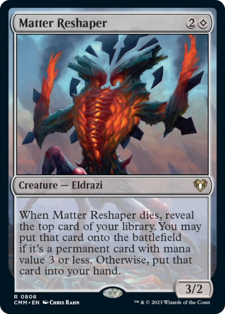 Matter Reshaper [Commander Masters] | Exor Games New Glasgow