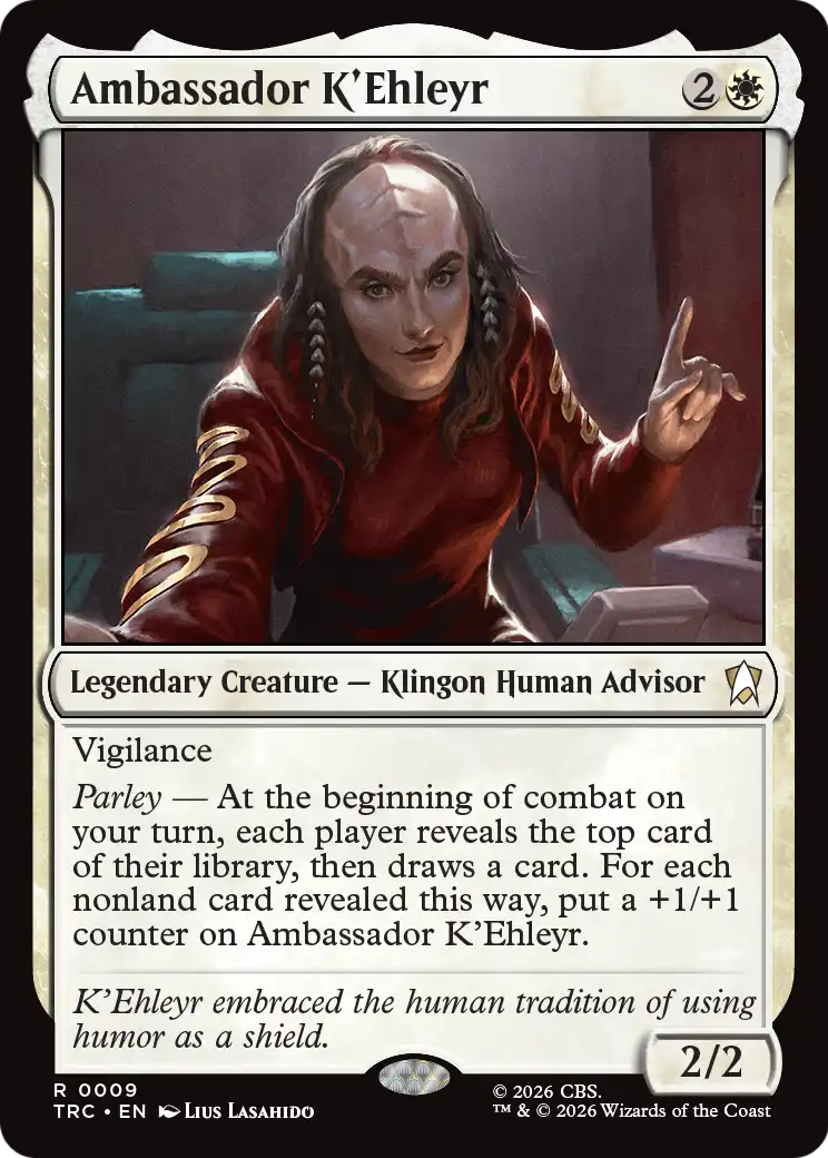 Ambassador K'Ehleyr (Surge Foil) [Star Trek Commander] | Exor Games New Glasgow