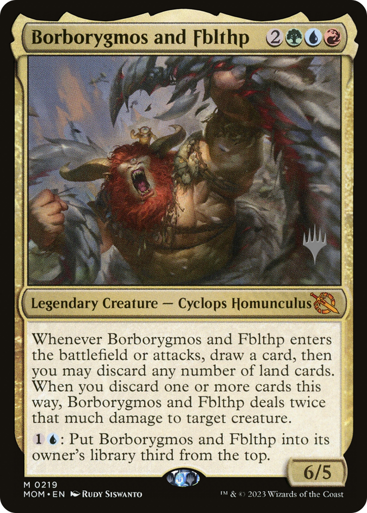 Borborygmos and Fblthp (Promo Pack) [March of the Machine Promos] | Exor Games New Glasgow