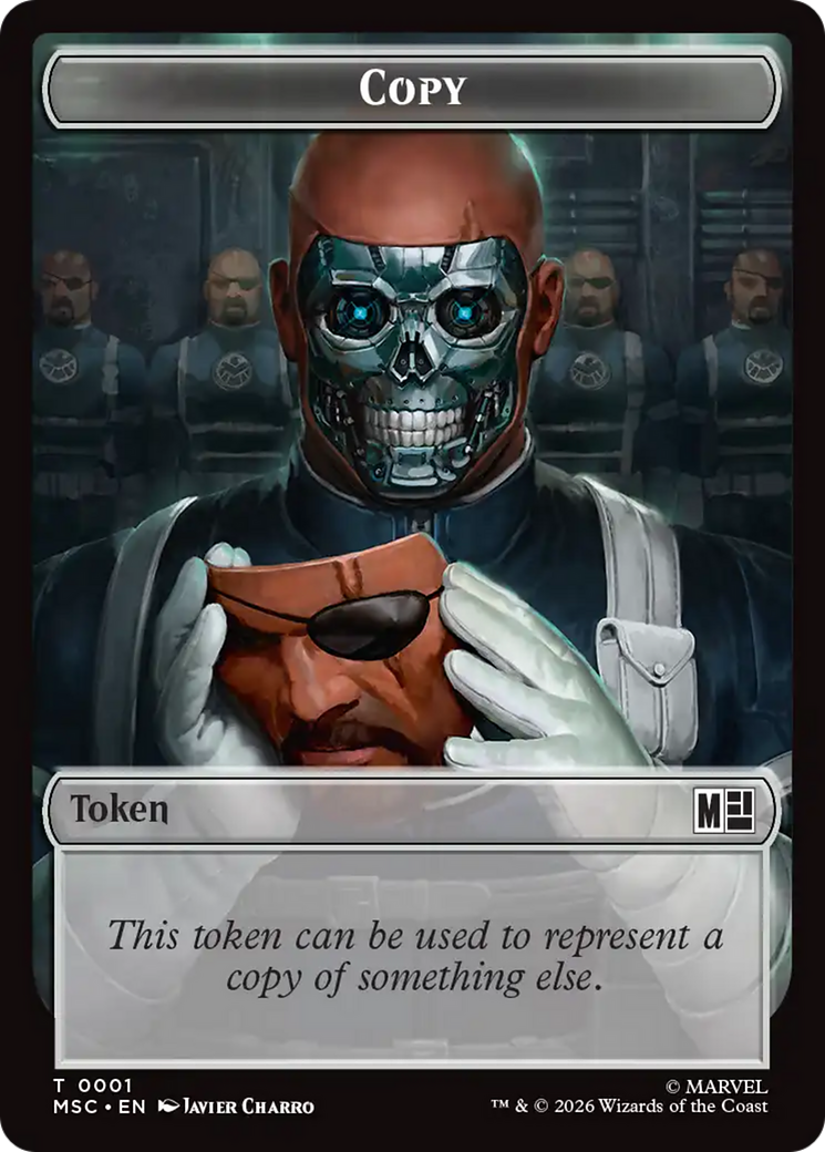 Soldier // Copy Double-Sided Token [Marvel Super Heroes Commander Tokens] | Exor Games New Glasgow
