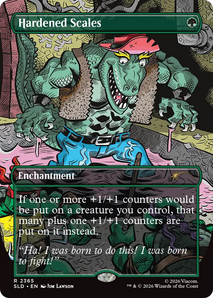 Hardened Scales [Secret Lair Drop Series] | Exor Games New Glasgow