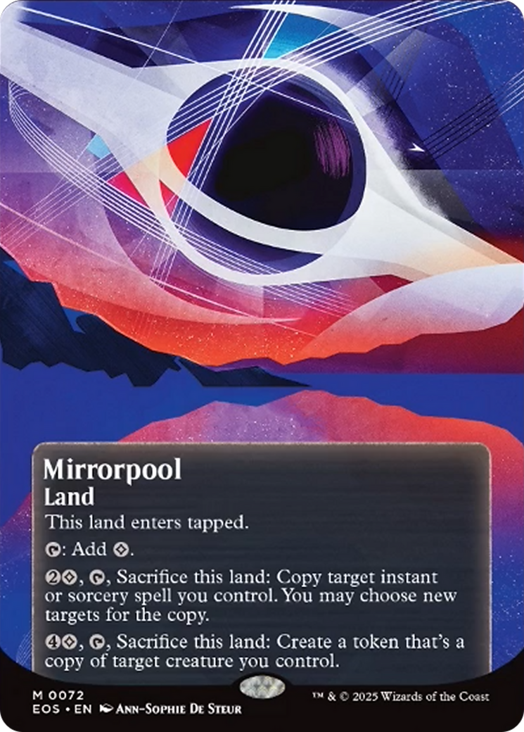 Mirrorpool (0072) (Borderless) [Edge of Eternities: Stellar Sights] | Exor Games New Glasgow