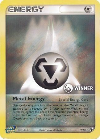 Metal Energy (94/109) (Winner) [EX: Ruby & Sapphire] | Exor Games New Glasgow