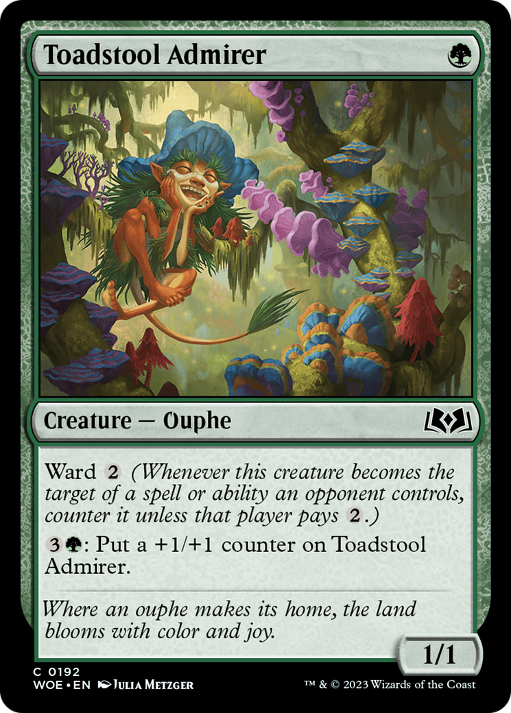 Toadstool Admirer [Wilds of Eldraine] | Exor Games New Glasgow