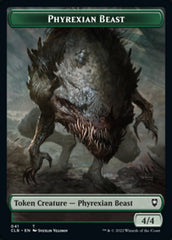 Phyrexian Beast // Wurm Double-Sided Token [Commander Legends: Battle for Baldur's Gate Tokens] | Exor Games New Glasgow