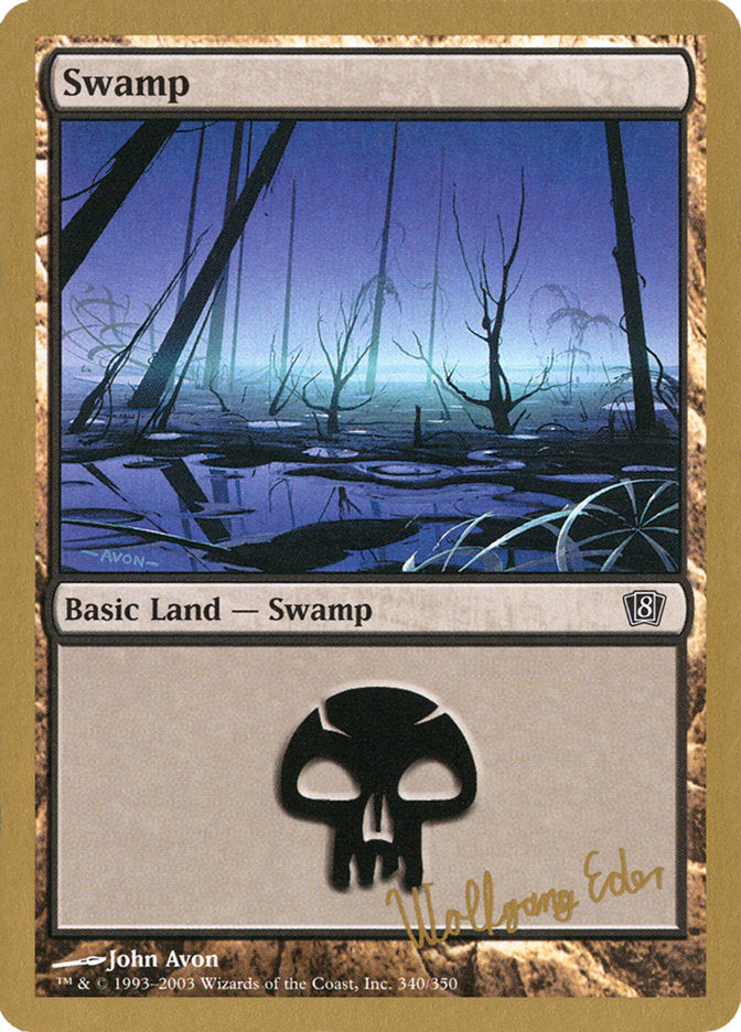 Swamp (we340) (Wolfgang Eder) [World Championship Decks 2003] | Exor Games New Glasgow