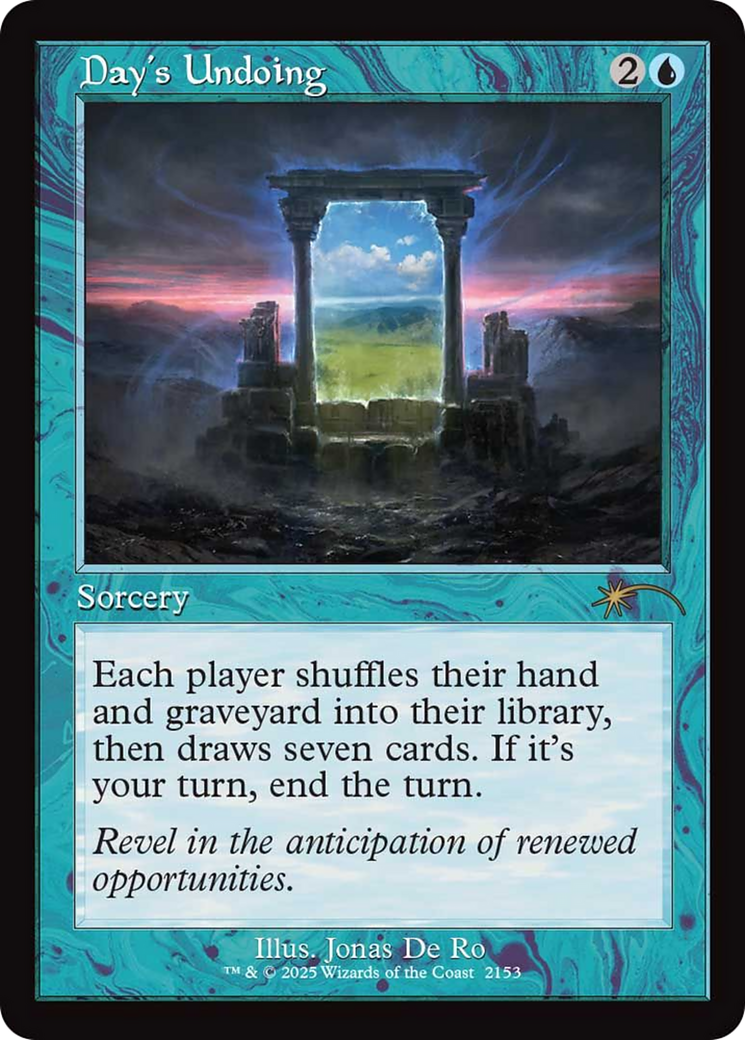 Day's Undoing (Retro Frame) [Secret Lair Drop Series] | Exor Games New Glasgow