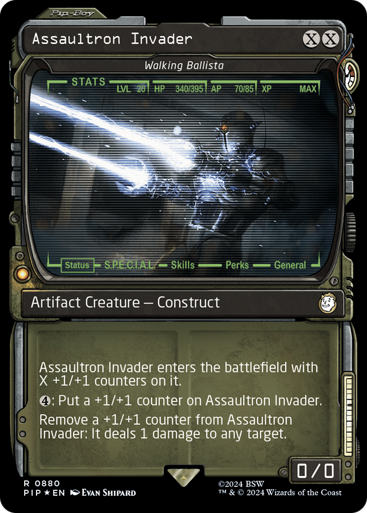 Assaultron Invader - Walking Ballista (Surge Foil) [Fallout] | Exor Games New Glasgow