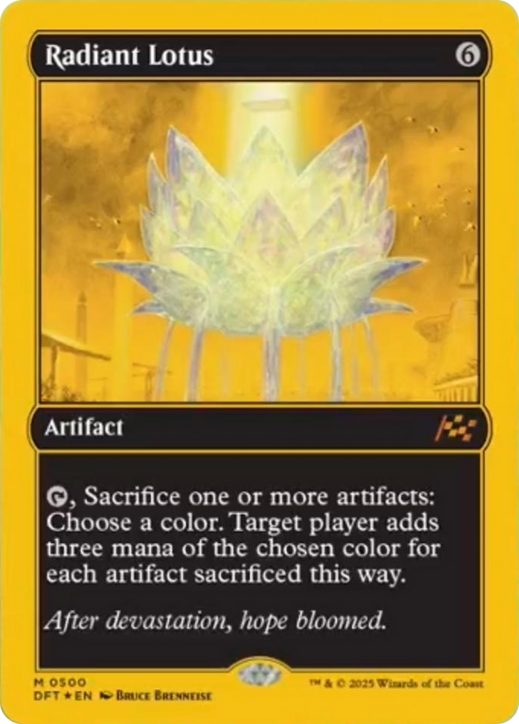 Radiant Lotus (First-Place Foil) [Aetherdrift] | Exor Games New Glasgow