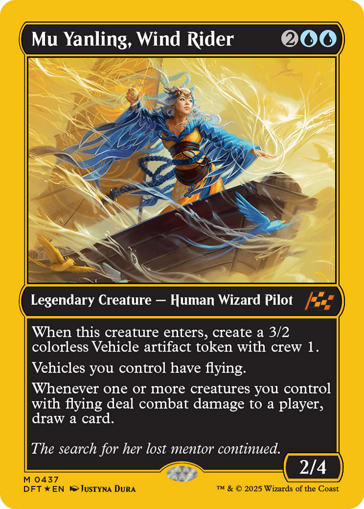 Mu Yanling, Wind Rider (First-Place Foil) [Aetherdrift] | Exor Games New Glasgow