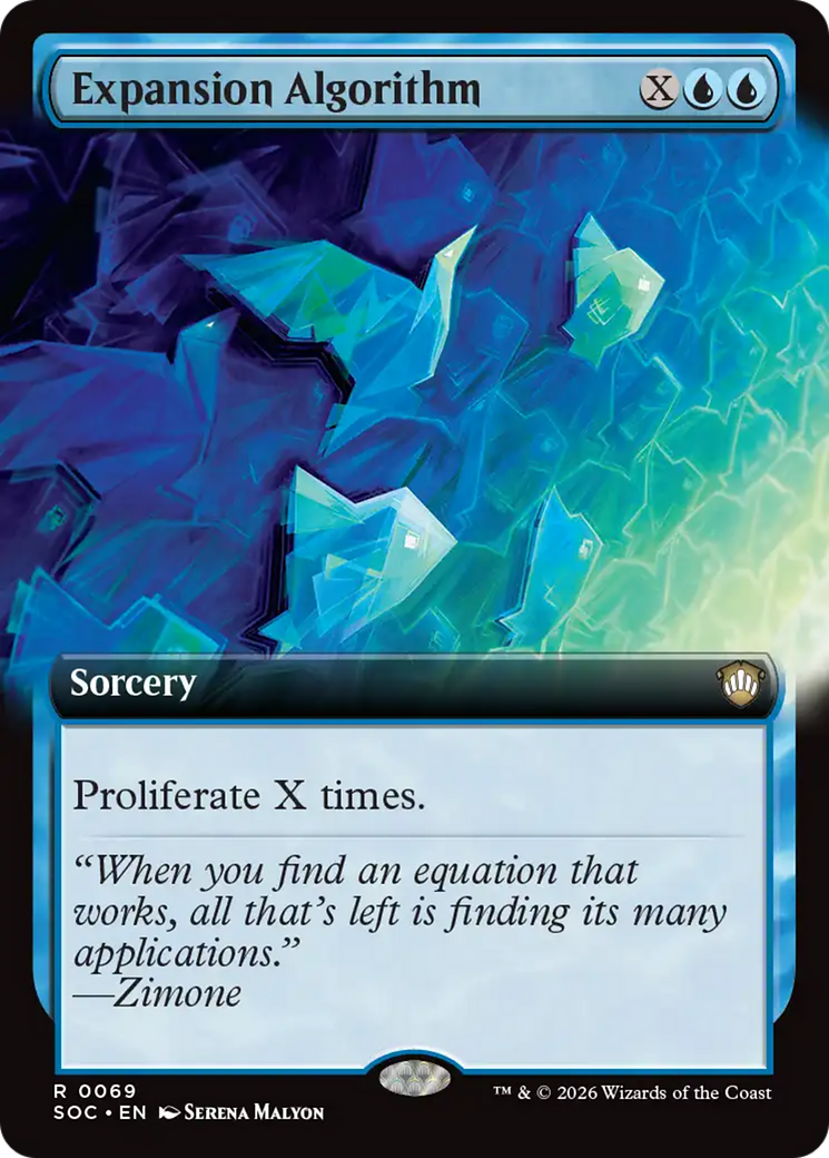 Expansion Algorithm (Extended Art) [Secrets of Strixhaven Commander] | Exor Games New Glasgow
