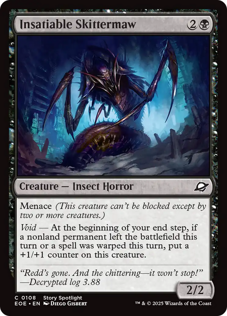 Insatiable Skittermaw [Edge of Eternities] | Exor Games New Glasgow