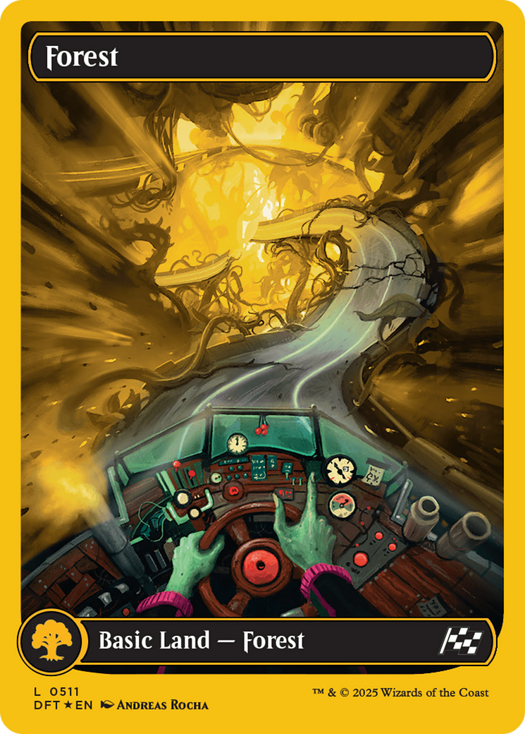 Forest (0511) (First-Place Foil) [Aetherdrift] | Exor Games New Glasgow