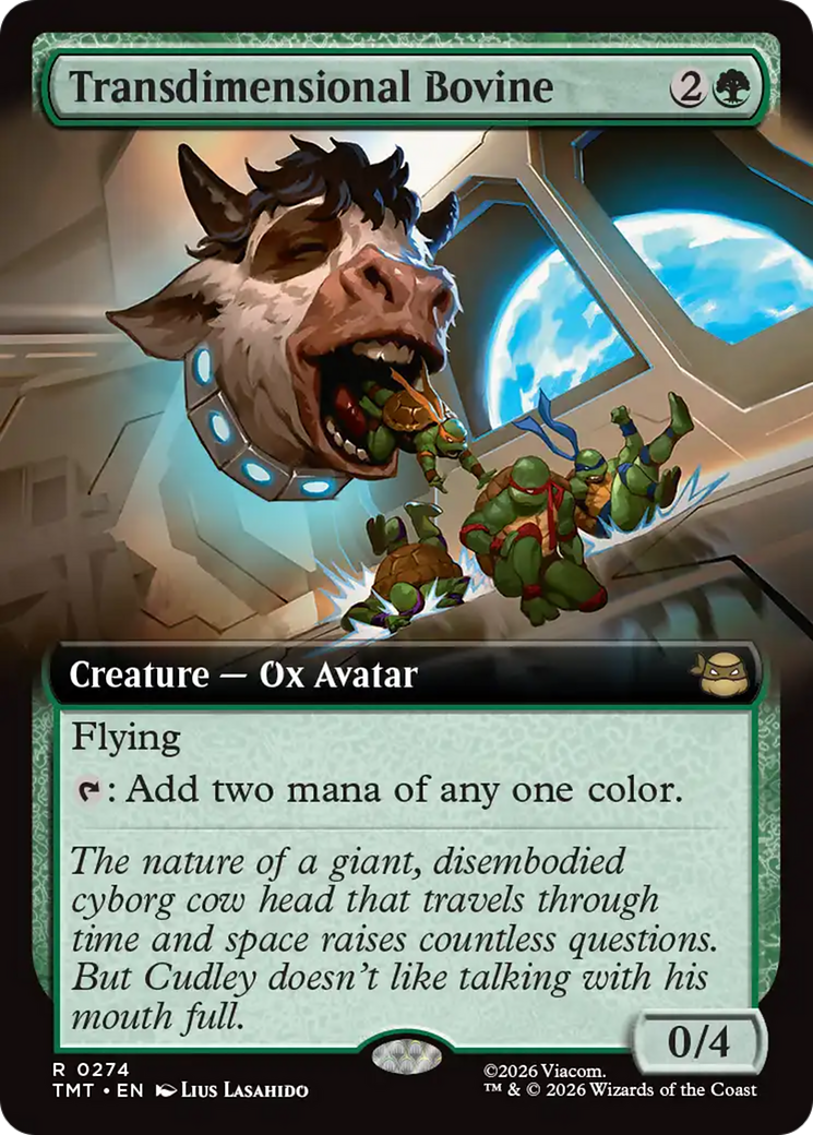 Transdimensional Bovine (Extended Art) [Teenage Mutant Ninja Turtles] | Exor Games New Glasgow