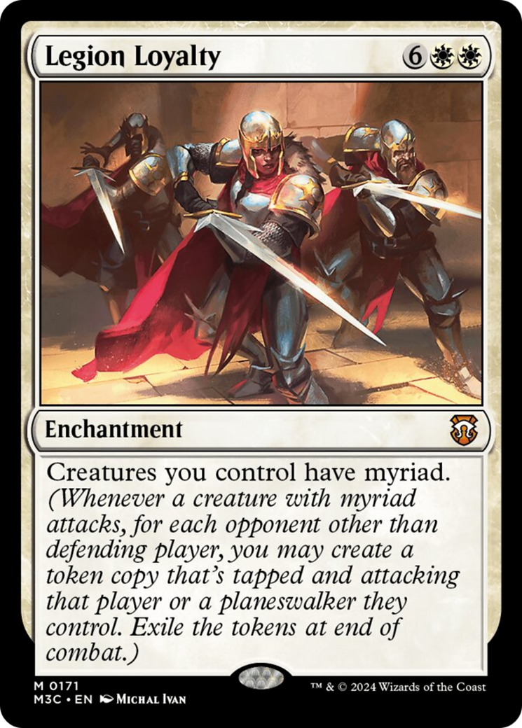 Legion Loyalty (Ripple Foil) [Modern Horizons 3 Commander] | Exor Games New Glasgow