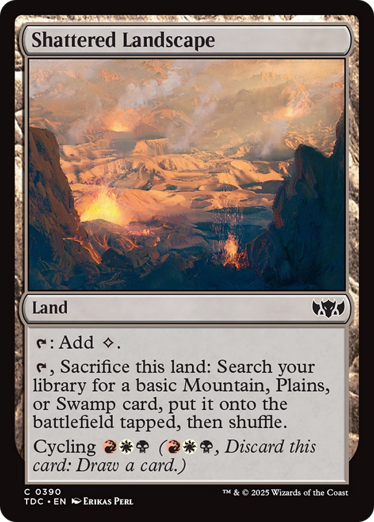 Shattered Landscape [Tarkir: Dragonstorm Commander] | Exor Games New Glasgow
