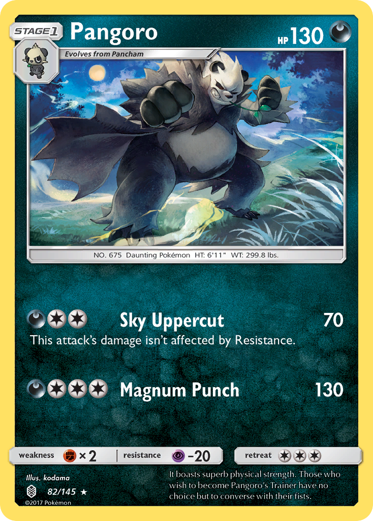 Pangoro (82/145) [Sun & Moon: Guardians Rising] | Exor Games New Glasgow